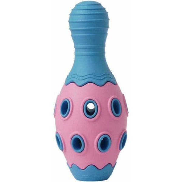 Tuggsäker hundtugg i nötköttsmak, multifunktionellt husdjurspussel, läckande boll, bowlingboll, ljud