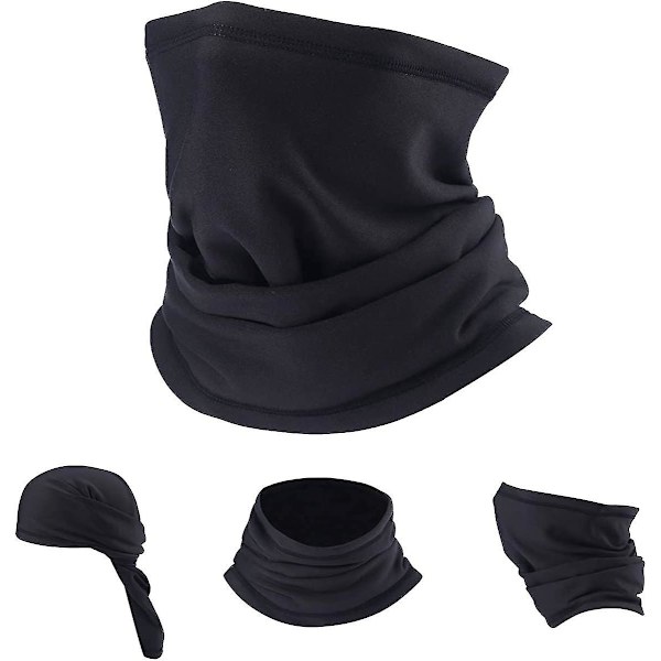 Herr Nackvärmare Fleece Vindtät Lmell För Lmell Herr Dam Elastisk nackdamask Vinter Thermal Multifun-1