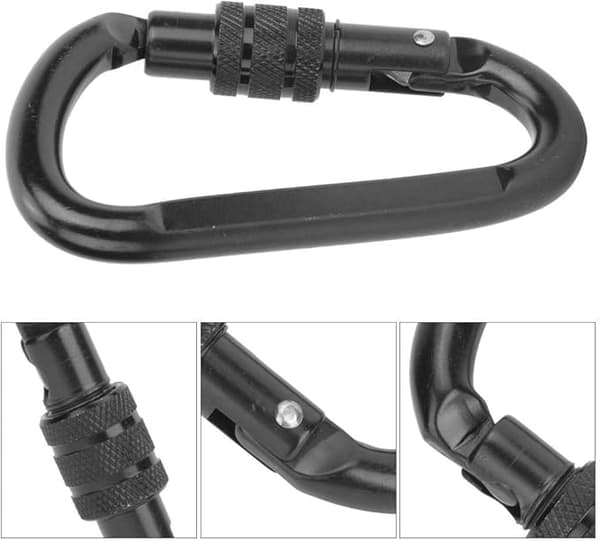 30KN Kolstål Utomhus Högpresterande Karabiner