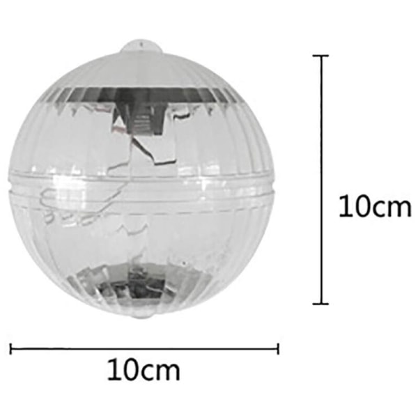 2 kpl Uivia Uima-altaan Valot Aurinkokennoilla Toimivat Kukat Ilmatäytettävä Vedenkestävä Loistepallo, Ulkoallaspallolamppu Värikkäät Vaihtuvat LED-Yövalot