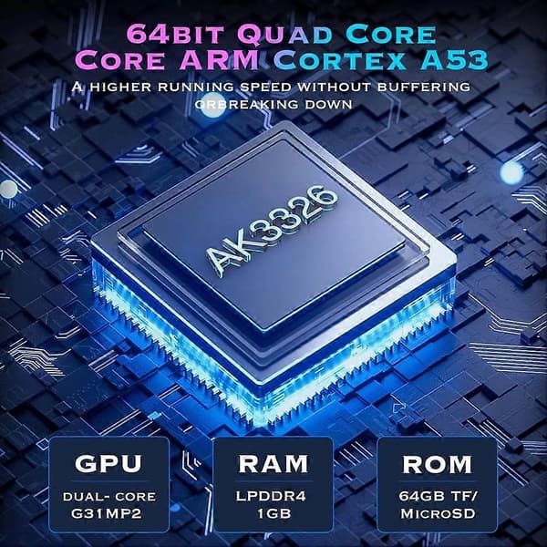 U8 Retro Palm Spelkonsol Open Source Linux System 4,0 tum PS Palm Telefon 128GB Svart