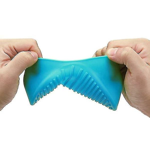 2-pack miniugnshandskar silikon Värmebeständig matlagning Nypvantar Grytlapp för kök Matlagning & bakning, blå