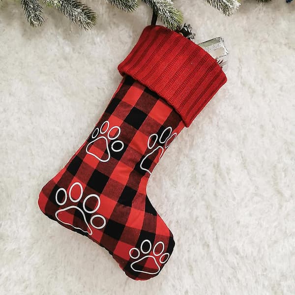 Heta Stil Julstrumpa 18 tum Julpynt Presentpåse Husdjur Jul