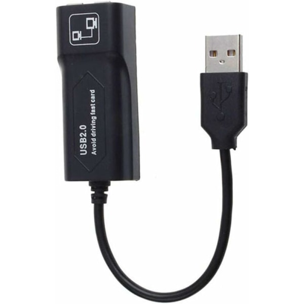 PC USB2.0 Ethernet-sovitin Läppäri Kortti USB LAN Verkkokortti yli RJ45 Verkkosovitin USB RJ45 10/100 Mbps