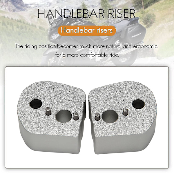 Motorcykel Styrhöjare För Fjr1300 Fjr 1300 2006-2019 Silver Motorcykeltillbehör