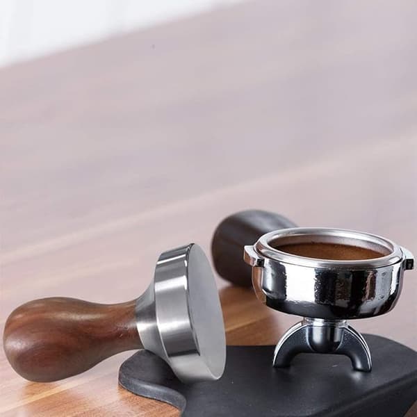 Espressotamp 51mm brun
