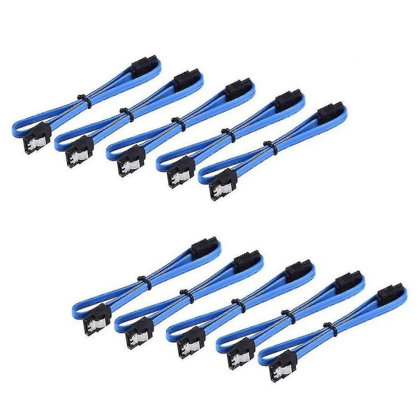 10 stycken Sata3.0 Solid State Drive Serial Port Data Cable