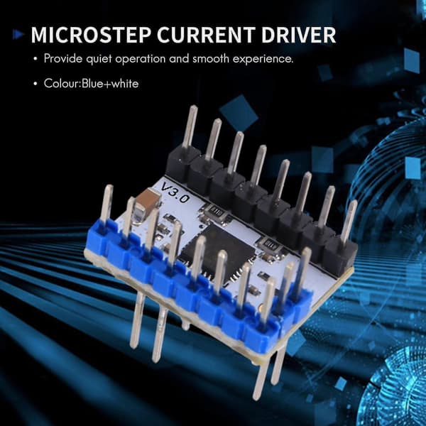 5st Tmc2209 V3.0 Driver Stegstav Tyst Driver 256 Microsteg Ström 2.8a Tmc2208