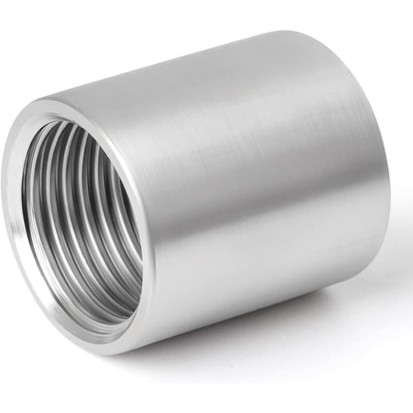 3/4\" rustfrit stål gevind hun lige fitting, 304 rustfrit stål lige forbindere, hun rørfittings, 5 stk. (DN20)