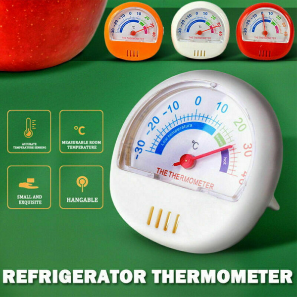 Termometer Kylskåp Frys Bärbar Inomhus Utomhus Hem Fabriks Termometer Färg 3st