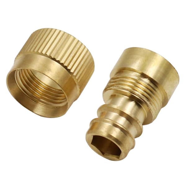 Kran standardkoppling snabbrör 1/2" 3/4" högtrycksvattenpistol (a, stil)