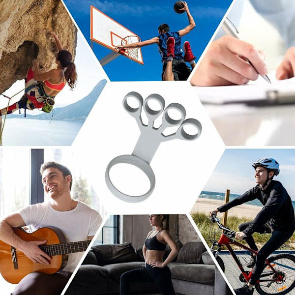 Finger Wrist Trainer Hand Grip Reinforcer Grip Strength Trainer för övningar i karpaltunneln, gitarr, artrit och klättring