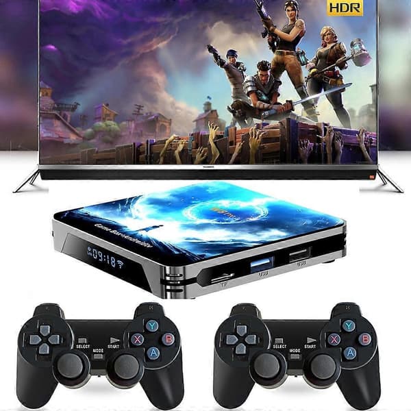W8PRO 64G Dual System HD trådlös spelkonsol US-kontakt