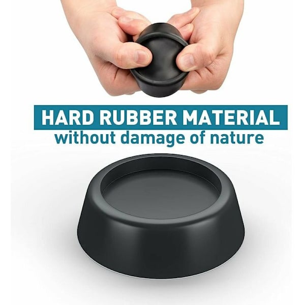 Anti-Vibrationsmatten Für Waschmaschinen - 4-teiliges Set Aus Gummi 15x8x5 Cm