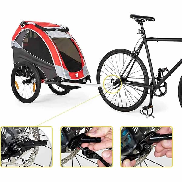 Cykelvagnskoppling Adapter för Barn- och Husdjurssläp