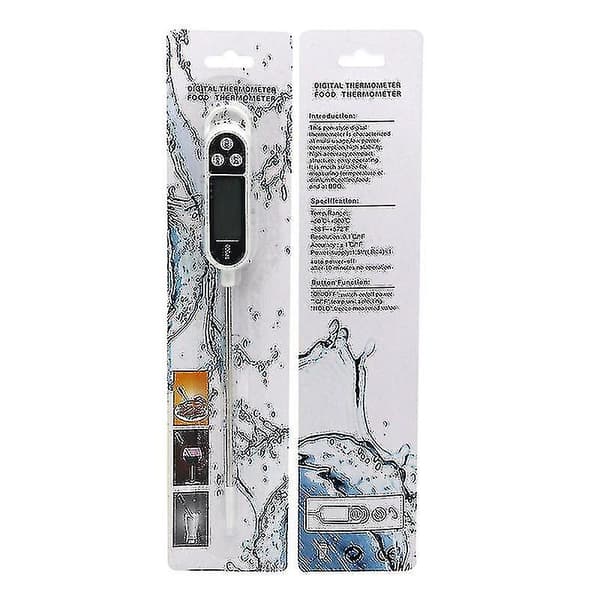 Digital kökstermometer Matttermometer Omedelbar Lång Sond Lcd Stor Skärm Termometer Yo