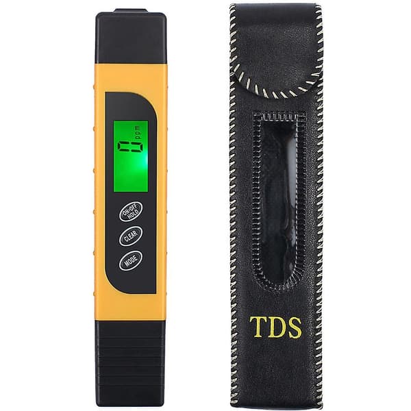 Digital TDS-testpenna Bärbar vattenkvalitet TDS EC & temperaturmätare Renhetsmätare Temp Ppm Testtermometer