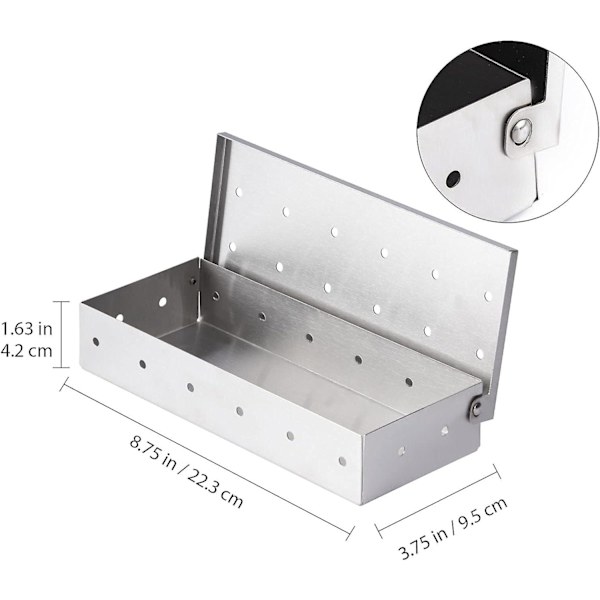 Grillspån, rökbox för kött