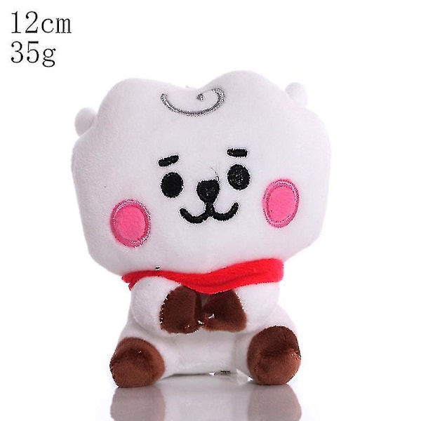 Söt tecknad plyschdocka Får Koala Kärlek Biscuit Liten gul hund 8 tum 5 tum Grab Machine Doll Style 2 A