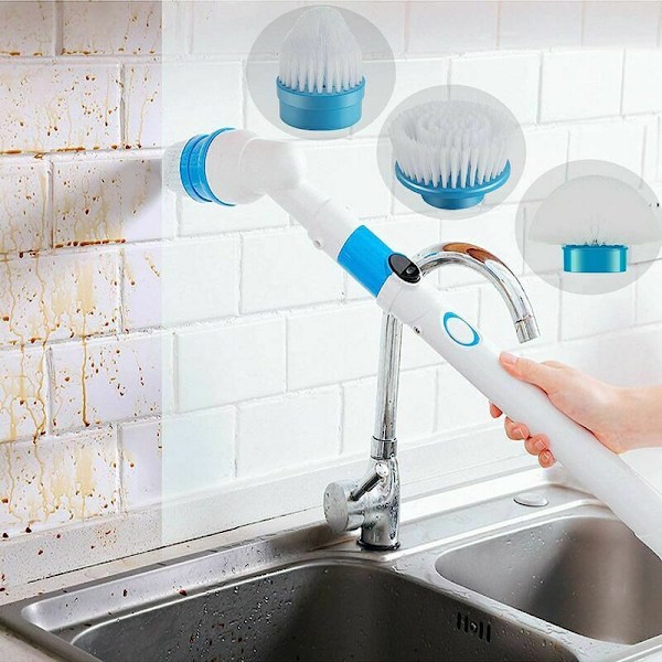 Spin Scrubber Starlight 3-pack ersättningsborsthuvuden för elektriska rengöringsborstar för badrum, kakel, golv, väggar, dusch, badkar och kök
