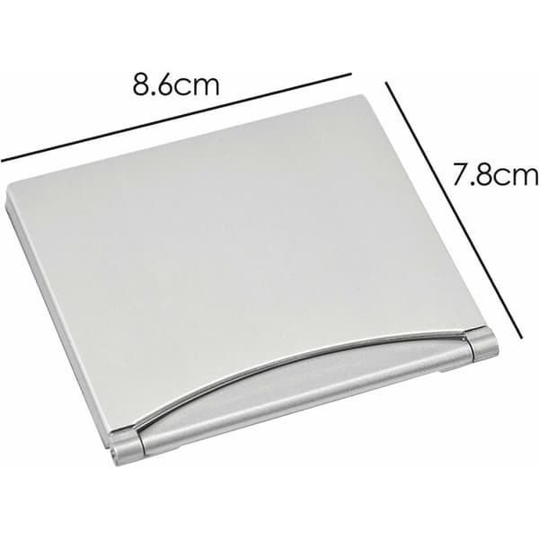 Silver digital väckarklocka skrivbord temperatur LCD-display