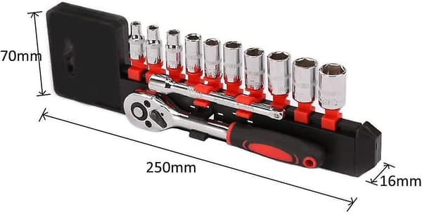 1/4" set, set och set set 12-delar