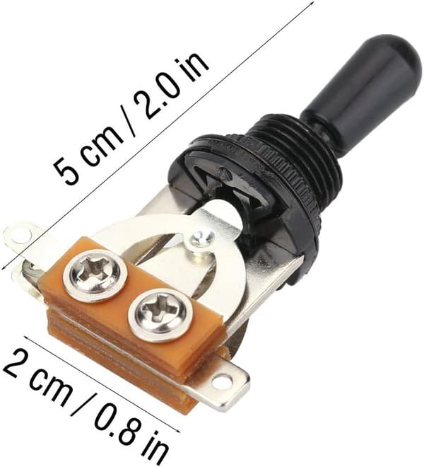3-vägs gitarrväljare, metallgitarr pickups