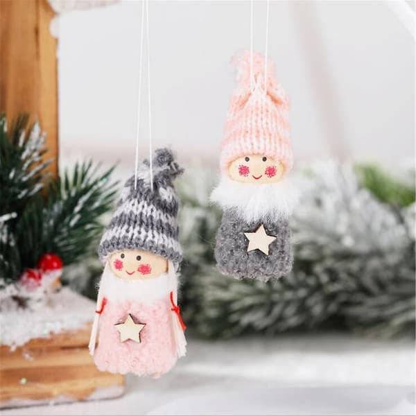Julängel pojke flicka hänge par pack polyester