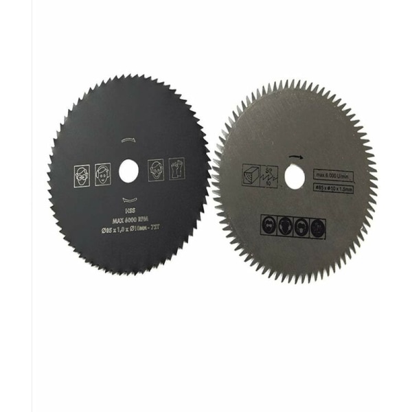 5 st/ set 85 mm diameter 10 mm roterande innerdiameter, små hårdlegerade cirkelsågblad roterande skärverktyg