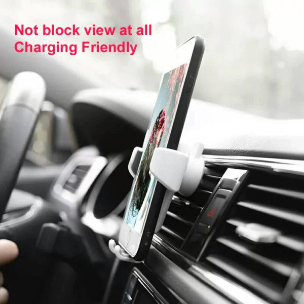 Auton matkapuhelimen pidike tuuletusklipsien asennus mobiili akun pidike Älypuhelimen GPS-tuki iPhone 13 12 Xiaomi Samsung