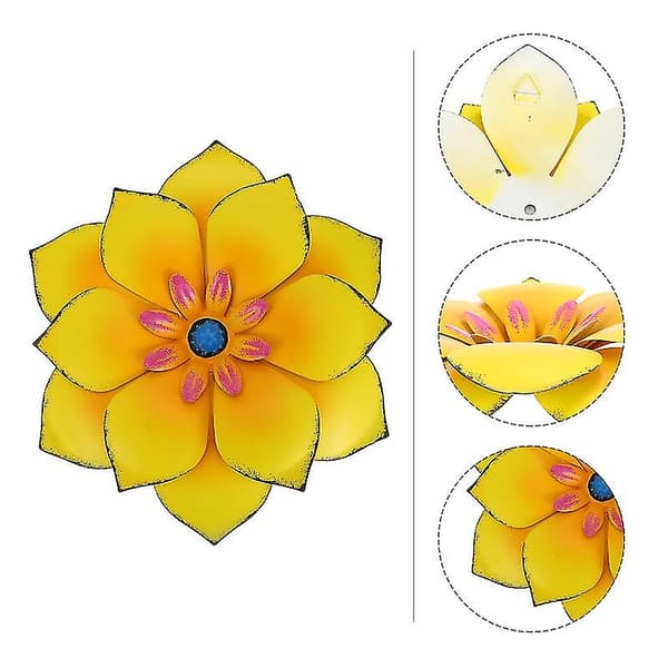 1 st Järn Blomväggdekor