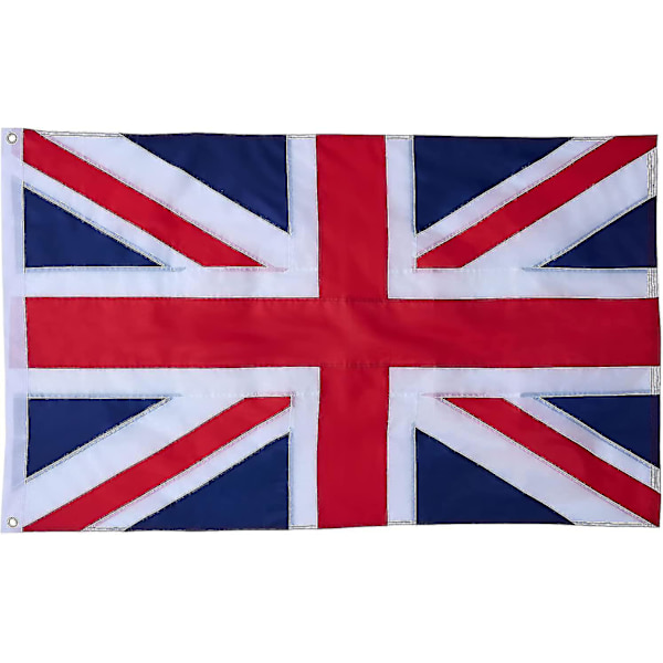 British Flag 3x5 Ft, Heavy Duty British Flag utomhus, 210d Oxford Polyester Union Jack Flags, British Union Jack Flag-26