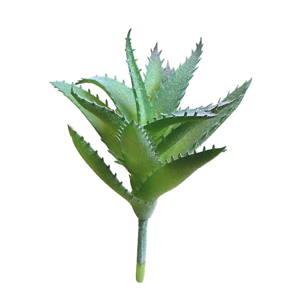 1 st. Konstgjord Sukkulenter Växt Falsk Aloe Verklighetstrogen DIY Heminredning Arrangemang (Lila)