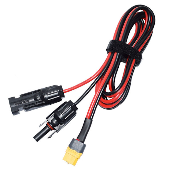 Solcellsladdningskabel XT60-adapterkontakt