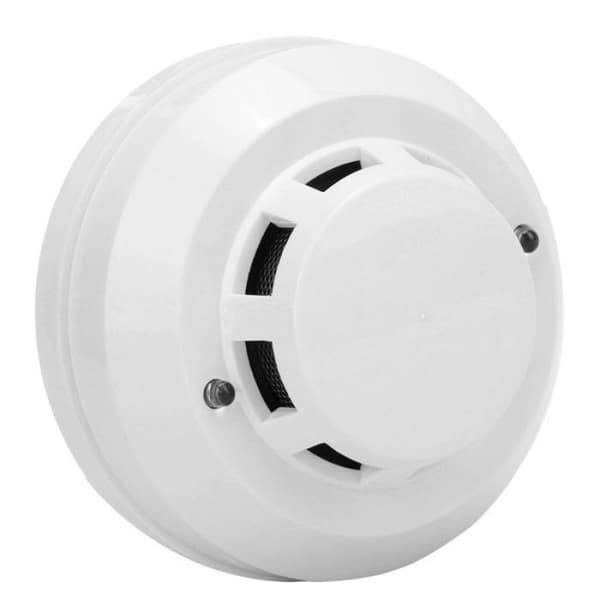 Kablet røgdetektor, 9-24V LED fotoelektrisk sensor, til hjem og erhverv.