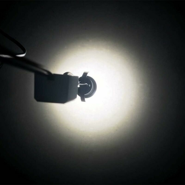 Mini LED-infälld spotlight, 3 W, varmvit? , för belysning av skyltfönster, inomhusstationer, gipsskivor, med transformator (silver)