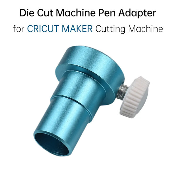 Stansmaskinpennadapter för CRICUT Maker skärmaskin, pennhållare i aluminiumlegering för markörer med 12 mm diameter