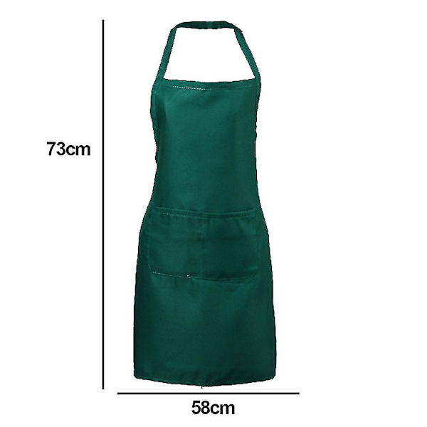 Hem Café Arbetsförkläde Tyg Polyester Bomull Förkläde-26（style5）