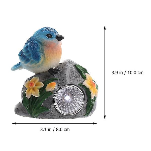 2 st Solar Fågel Utomhuslampor
