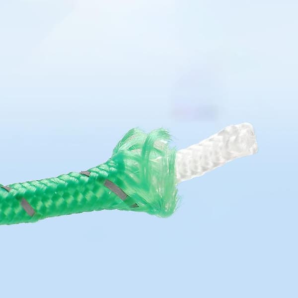 6-pack 4 mm tältlinor 13 fot reflekterande rep tält guide repgrönt