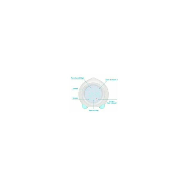 Barnväckarklocka Upplyst Digital LED-lampa Väckarklocka Nattlampa Flickor Pojkar Dag Natt Barn Justerbar Volym Snooze USB-laddning Väckarklocka