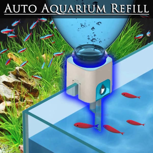 Internationell version av Aquarium Supplies Fish Tank Automatic Water Replenisher Blue