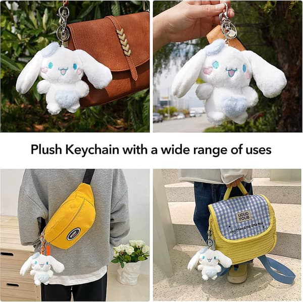 Sööt Plush-avaimenperä Täytetty Eläin Avaimenperä Käsilaukun Ripustus