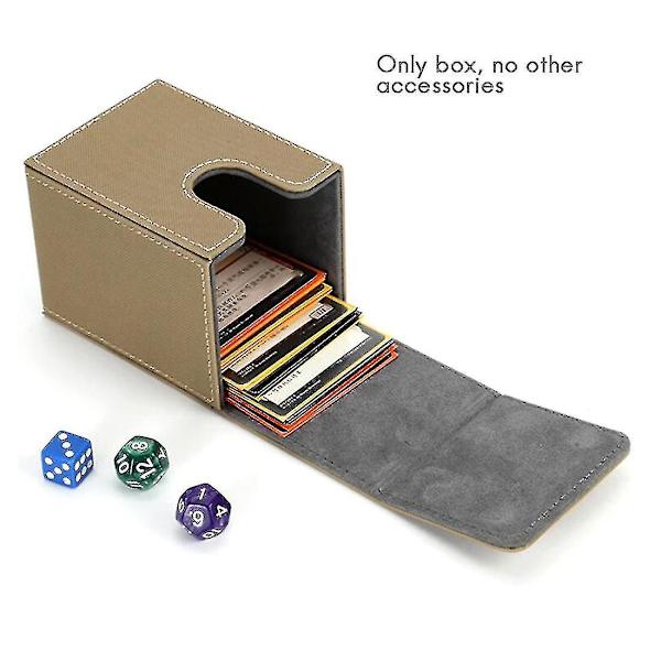 Case Deck Box Sleeved Cards Deck Game Box För Yugioh Pärmar: 100+, Grön
