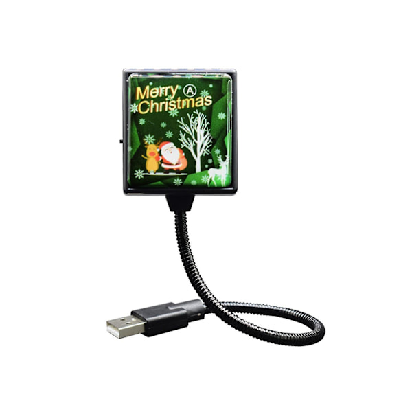 Rörlig Mönsterprojektor 5 Modeller i 1 Kontinuerlig 8 Mönster USB RGB Utomhus Bil Inomhus