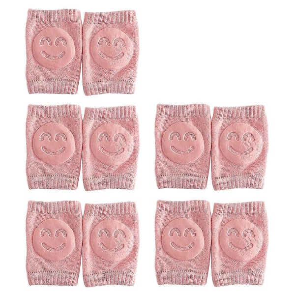 5 par knäskydd krypande knäskydd krypande dyna halkfri-26（rosa）