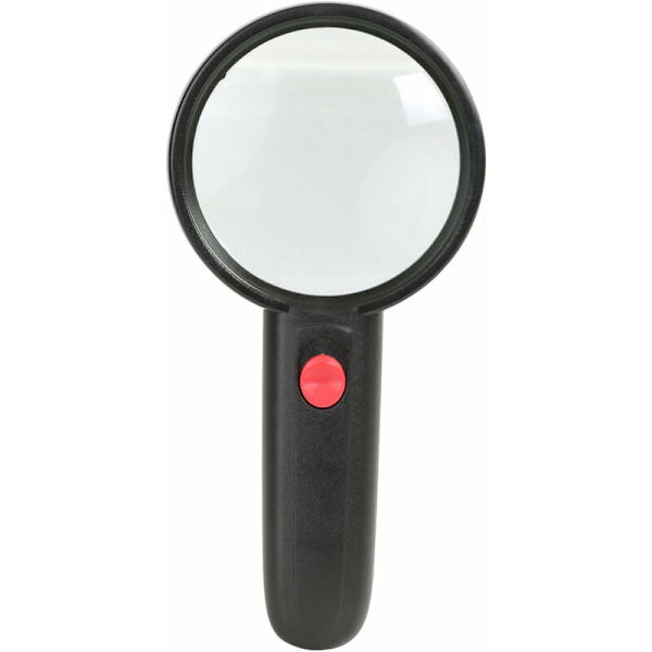 LED-belyst 3x forstørrelsesglas