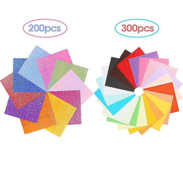 500 st Origami-papper