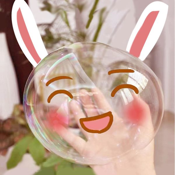 Dubbelsidig tejp magisk plastbubbla, superelastisk bubbelballongtejp bubblor-26（0,01 cm*0,5 cm*300 cm, transparens）