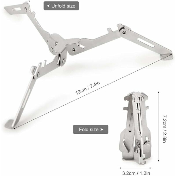 Udendørs beholder komfur stabilisator gas tank holder sammenklappelig beholder sammenklappelig stativ brændstof camping komfur stabilisator